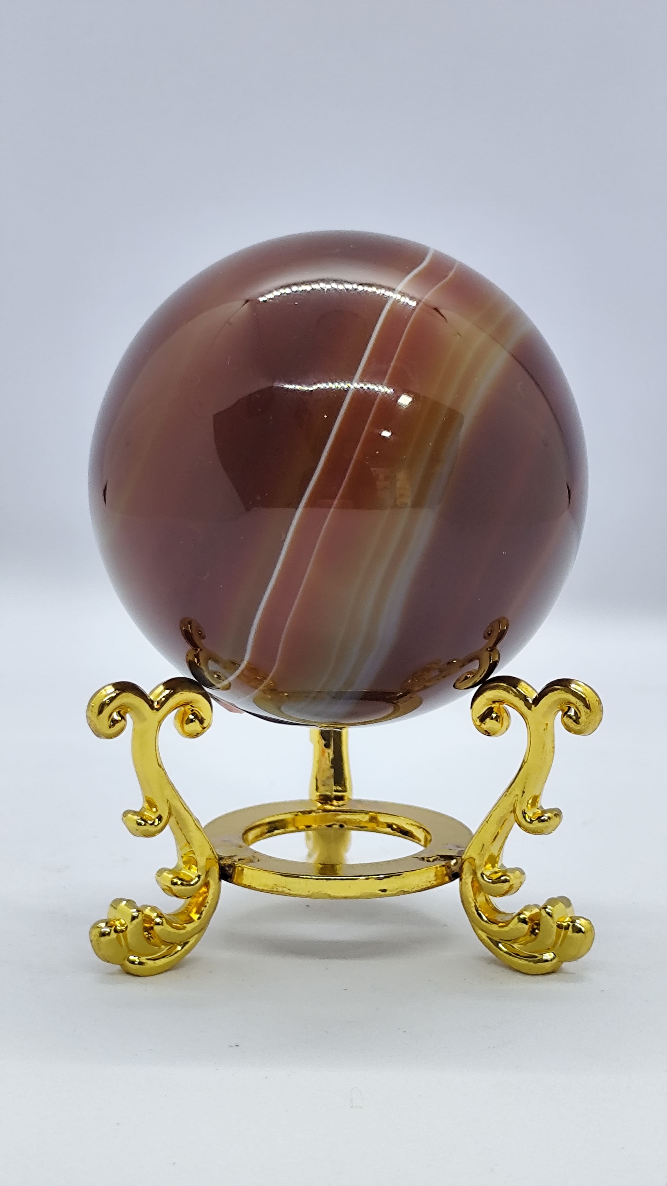 Esfera de Ágata Fogo.