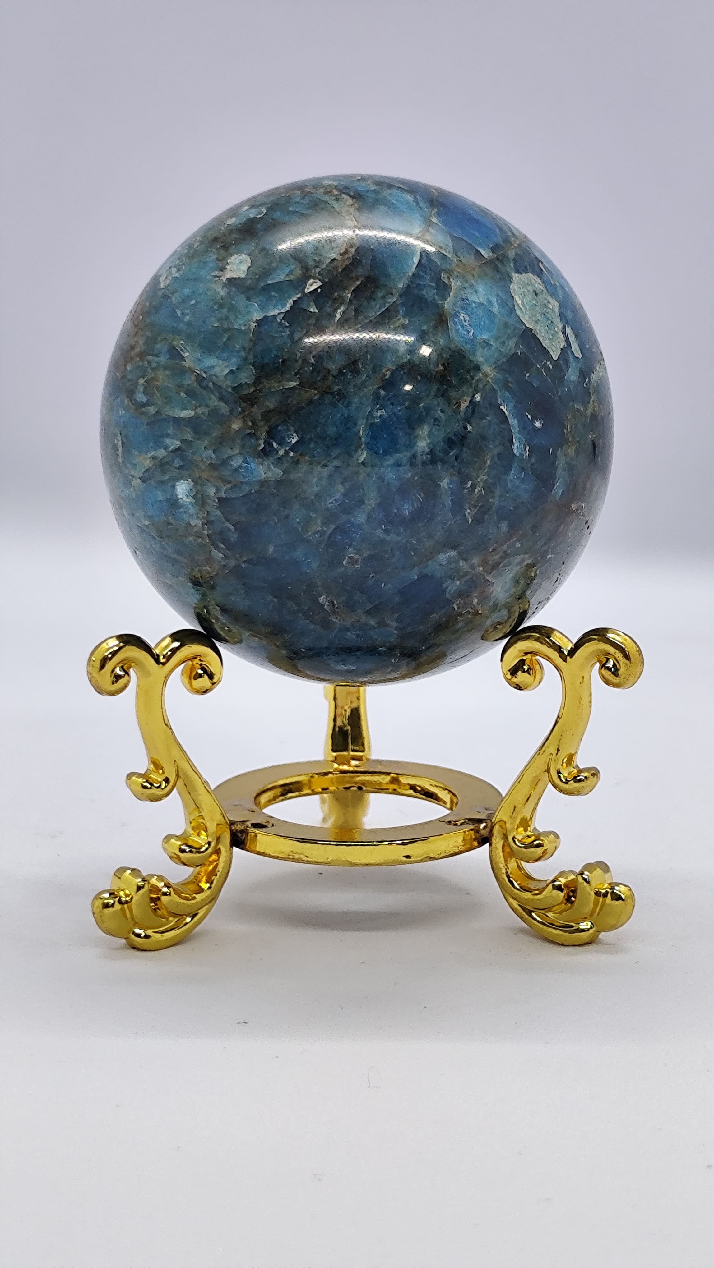 Esfera de Apatita Azul.